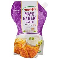 Youngs Mayo Garlic Sauce 500ml